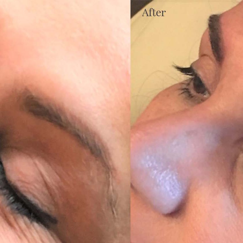 Roza after permanent eyebros